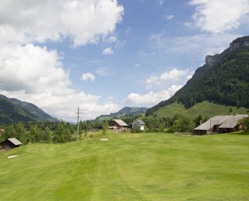 Golf Schweiz Luzern Biosphäre Entlebuch Fairway guter Platz
